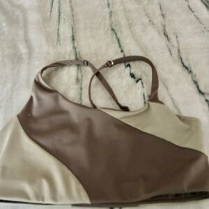 FP Movement by Free People Brown and Tan Sports Bra